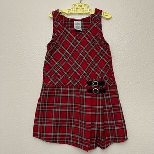 Tartan Dress Girls Size 5